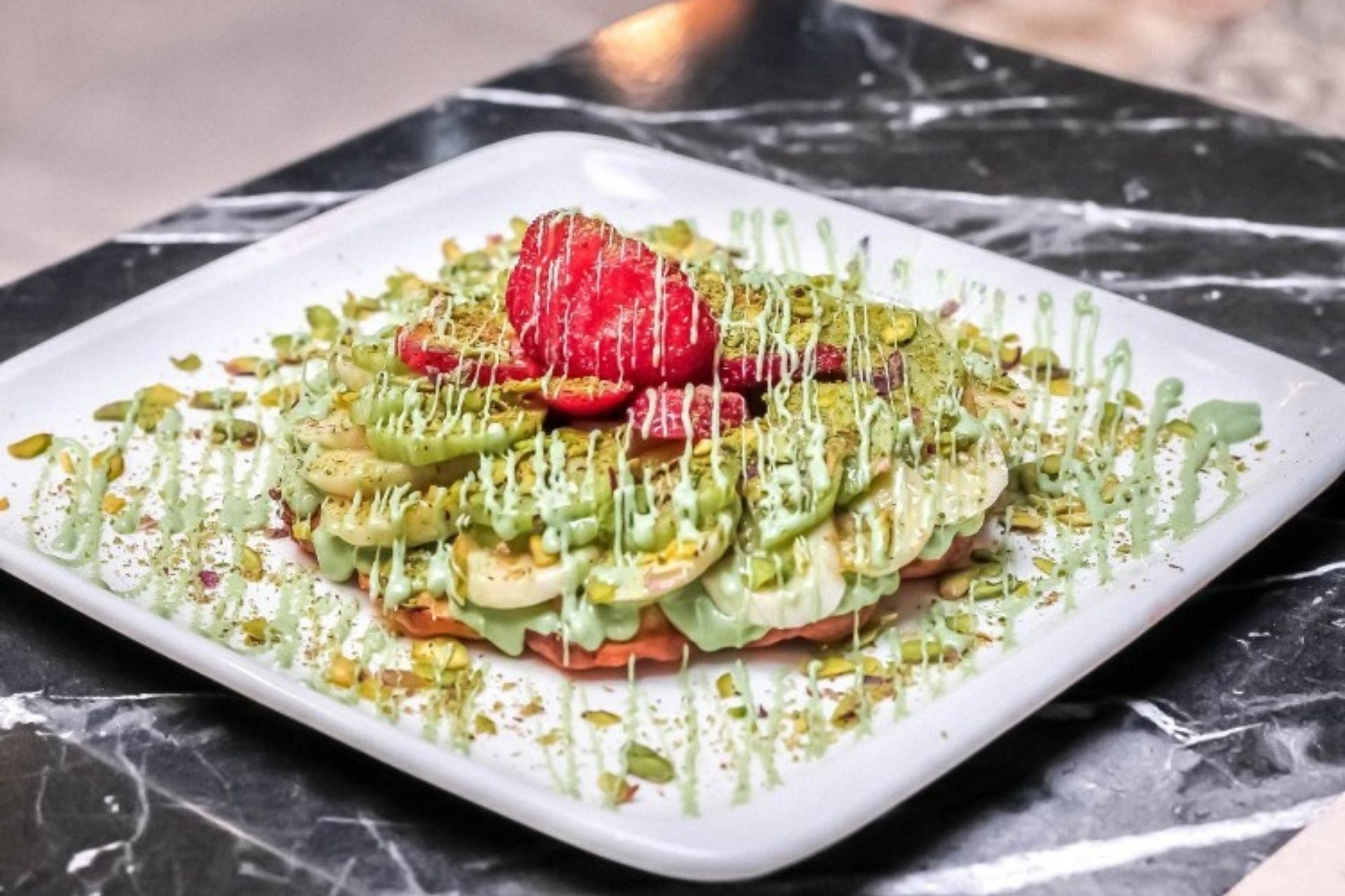 Antepli Waffle menü ürünü