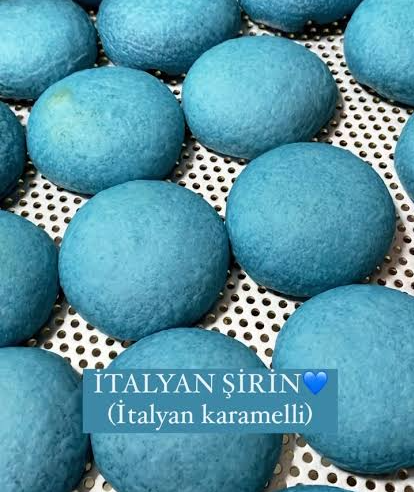 Karamelli şirin İzmir Bombası menü ürünü