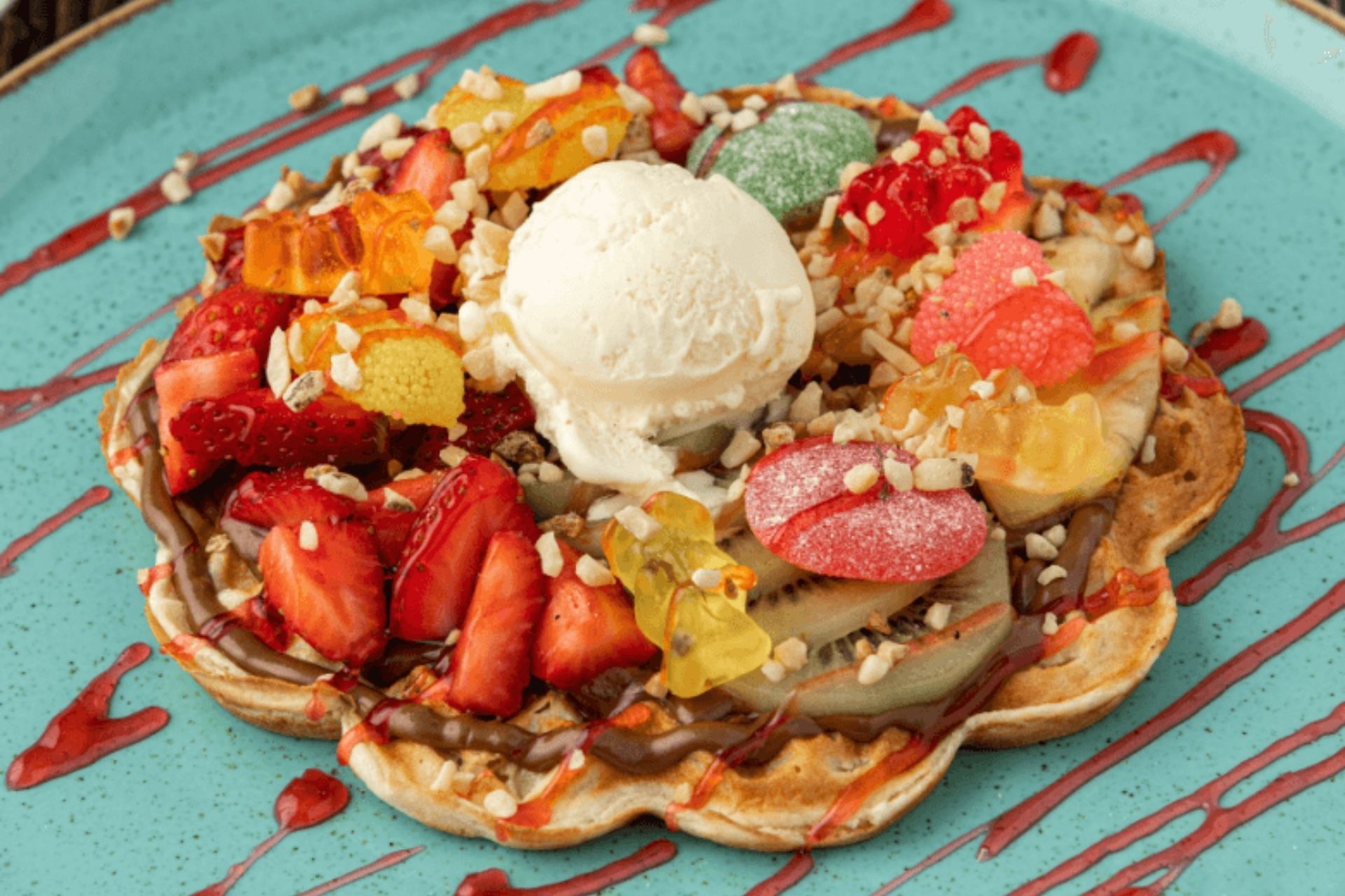 Kids Waffle menü ürünü