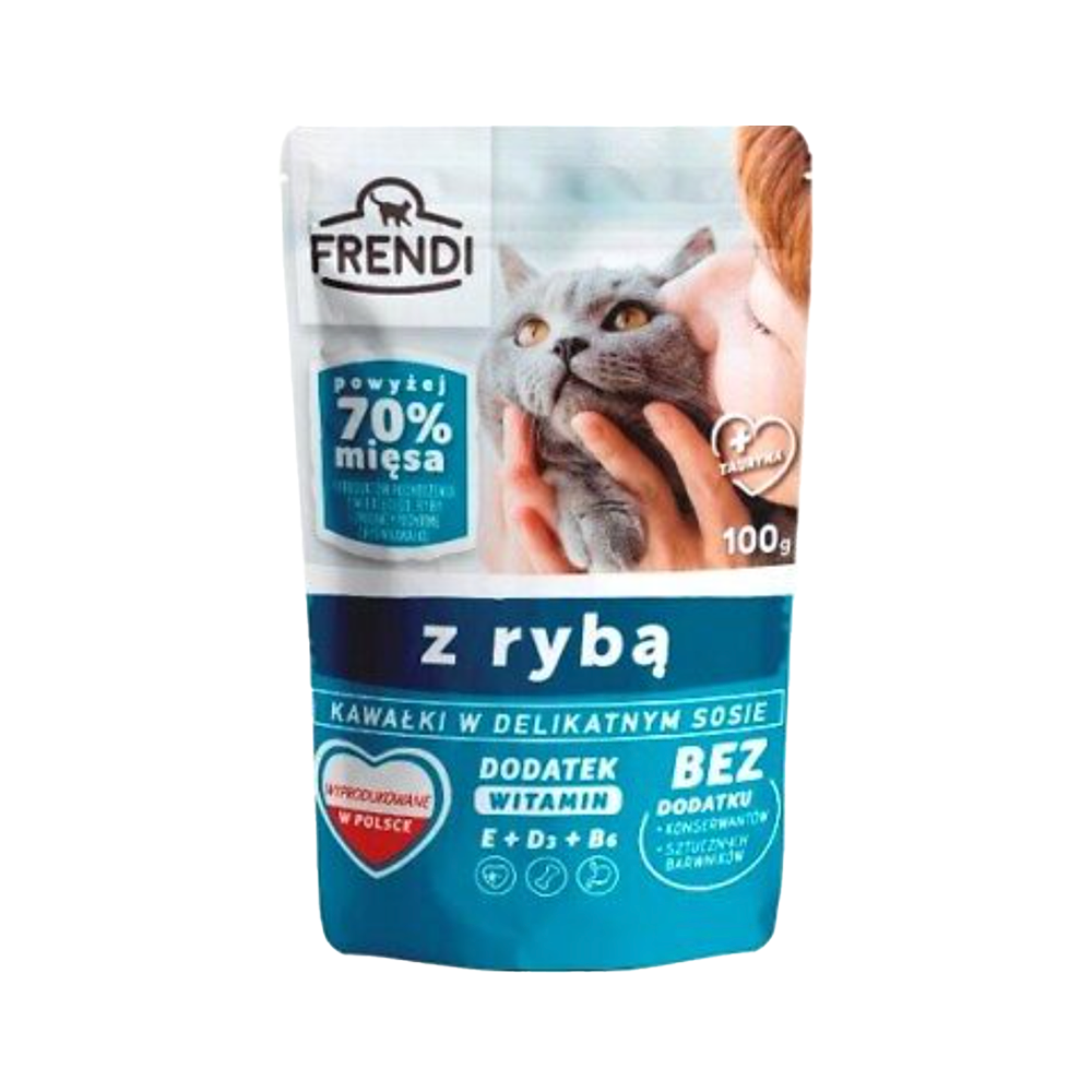Frendi Balık Etli Yetişkin Yaş Kedi Maması (100gr) menu item