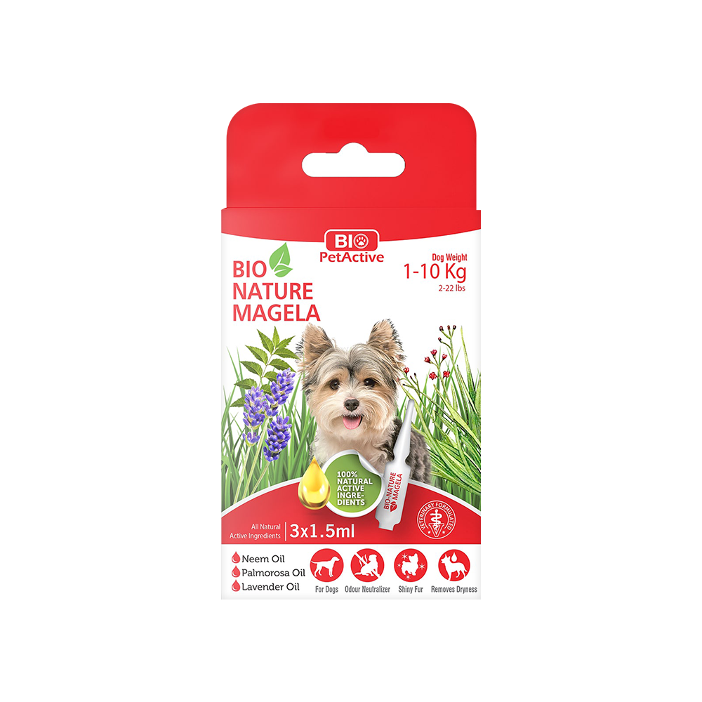 Bio PetActive Nature Köpek Tüy ve Deri Bakımı Damlası (1-10kg-3x1.5ml)g) ( menu item