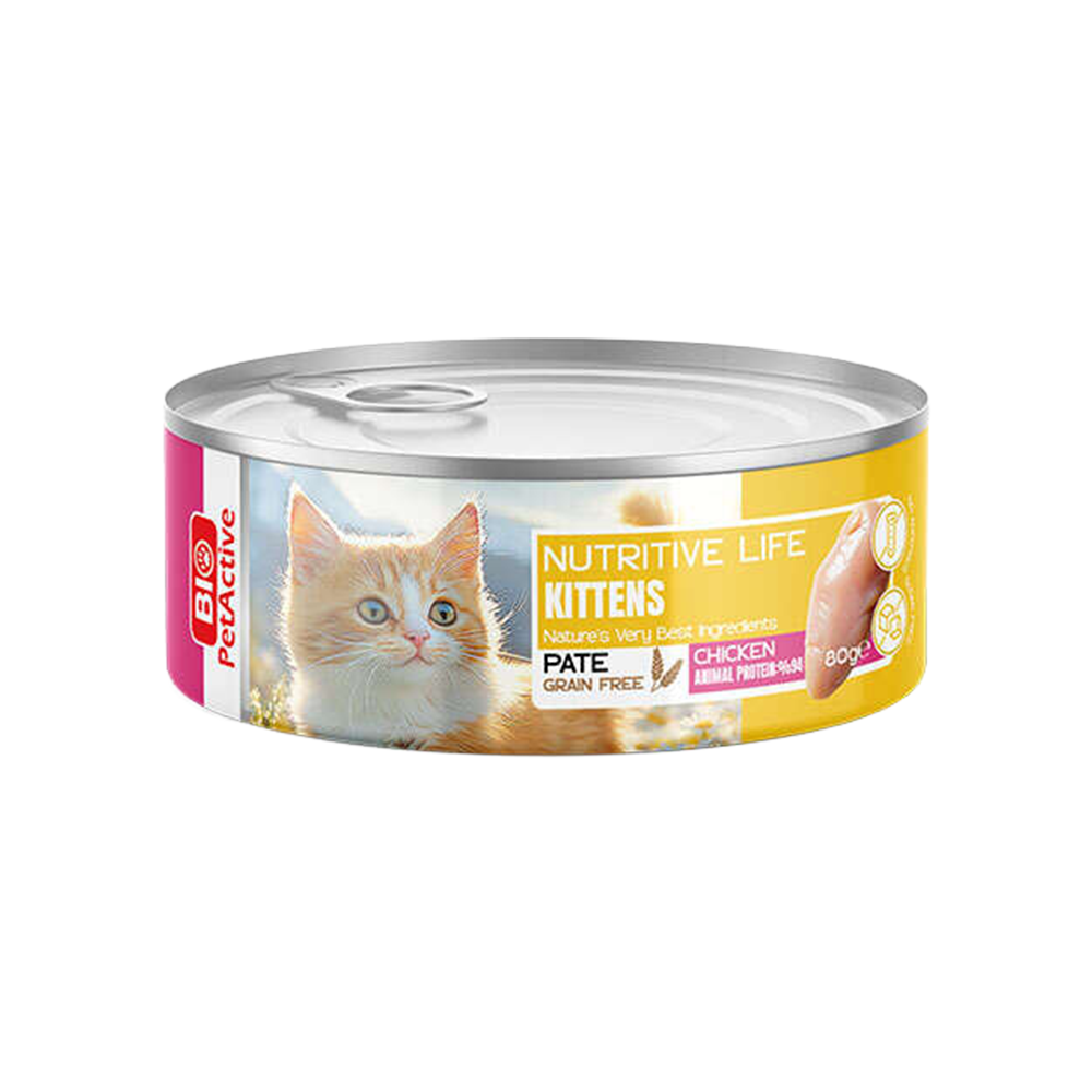 Bio PetActive Tavuk Etli Yavru Ezme Kedi Konservesi (80gr) menu item