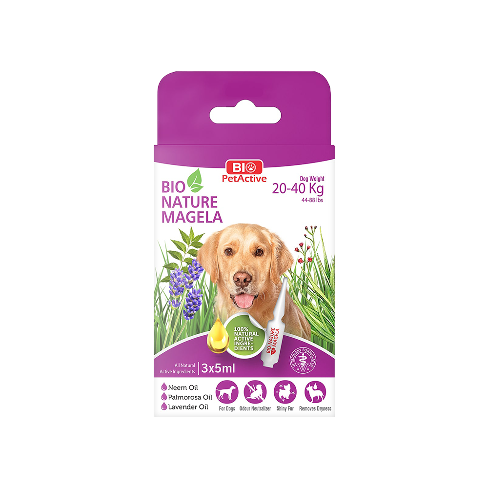 Bio PetActive Köpek Tüy ve Deri Bakım Damlası (20-40kg-3x5ml) menu item