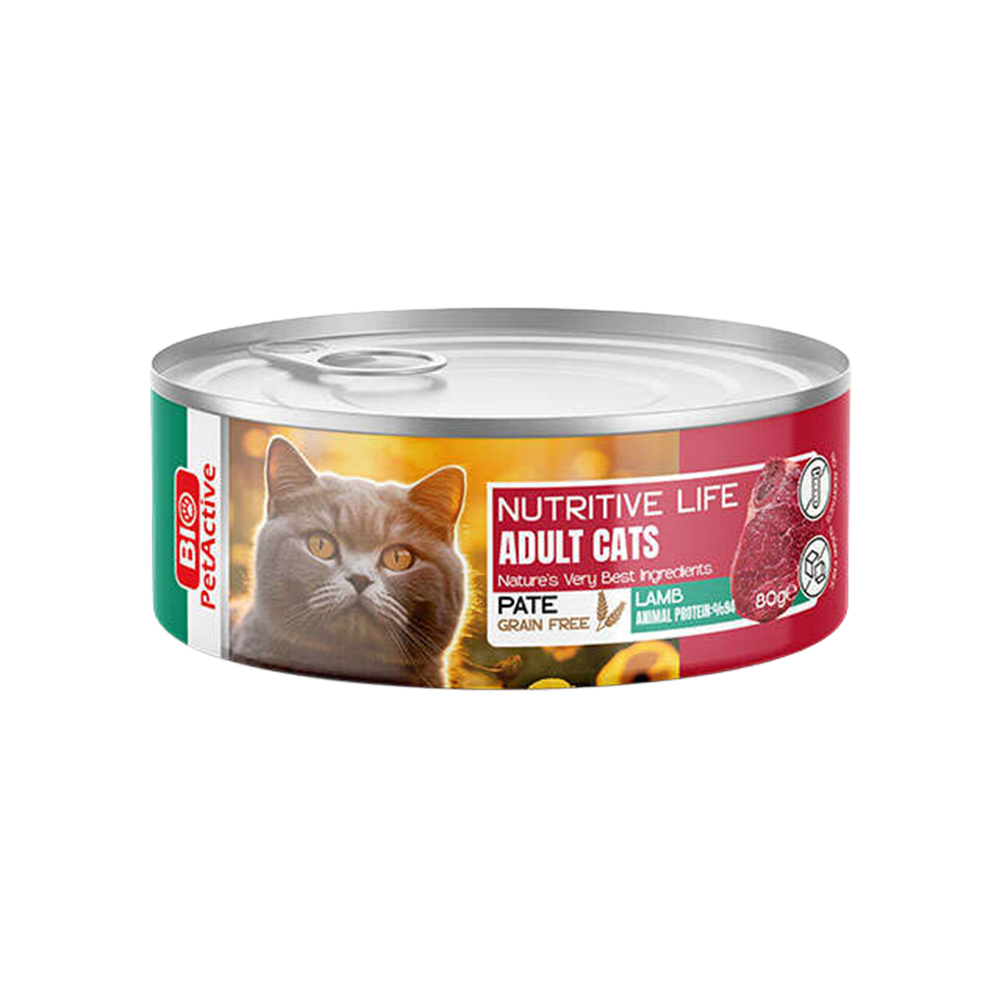 Bio PetActive Kuzu Etli Ezme Kedi Konservesi (80gr) menu item