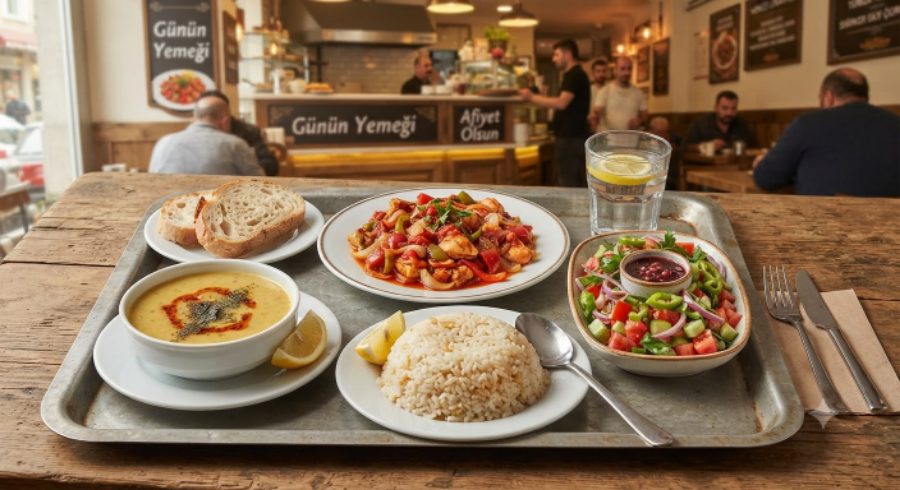 Tavuklu Menü 4 çeşit menu item